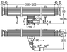 Viega 736552 Корпус душевого лотка для монтажа в стену Advantix Vario Wall Drain 736 552 300-1200 мм
