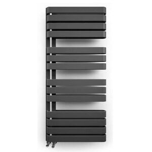 купить Сушка для рушників електрична Terma Warp S 1110х500, тен DRY Black 800Wt, підключення праворуч E8, чорний Soft 9005 (S95) (WLWAS111050KS95E8DRYMX2) недорого