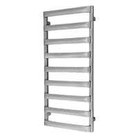 Сушка для рушників електричний Terma WIX 1110/600, тен МОА silver, підключення ліве приховане, INOX (WLWXT111060KINOE1MOAMX4)