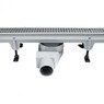 Душовий канал Waterway Stream 850 мм сірий із решіткою Square (WSB900001G13)