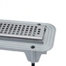 Душовий канал Waterway Stream 850 мм сірий із решіткою Square (WSB900001G13)