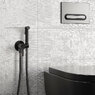Гігієнічний душ Paffoni Tweet Round, Brushed Black Chrome (ZDUP110NKNSP)
